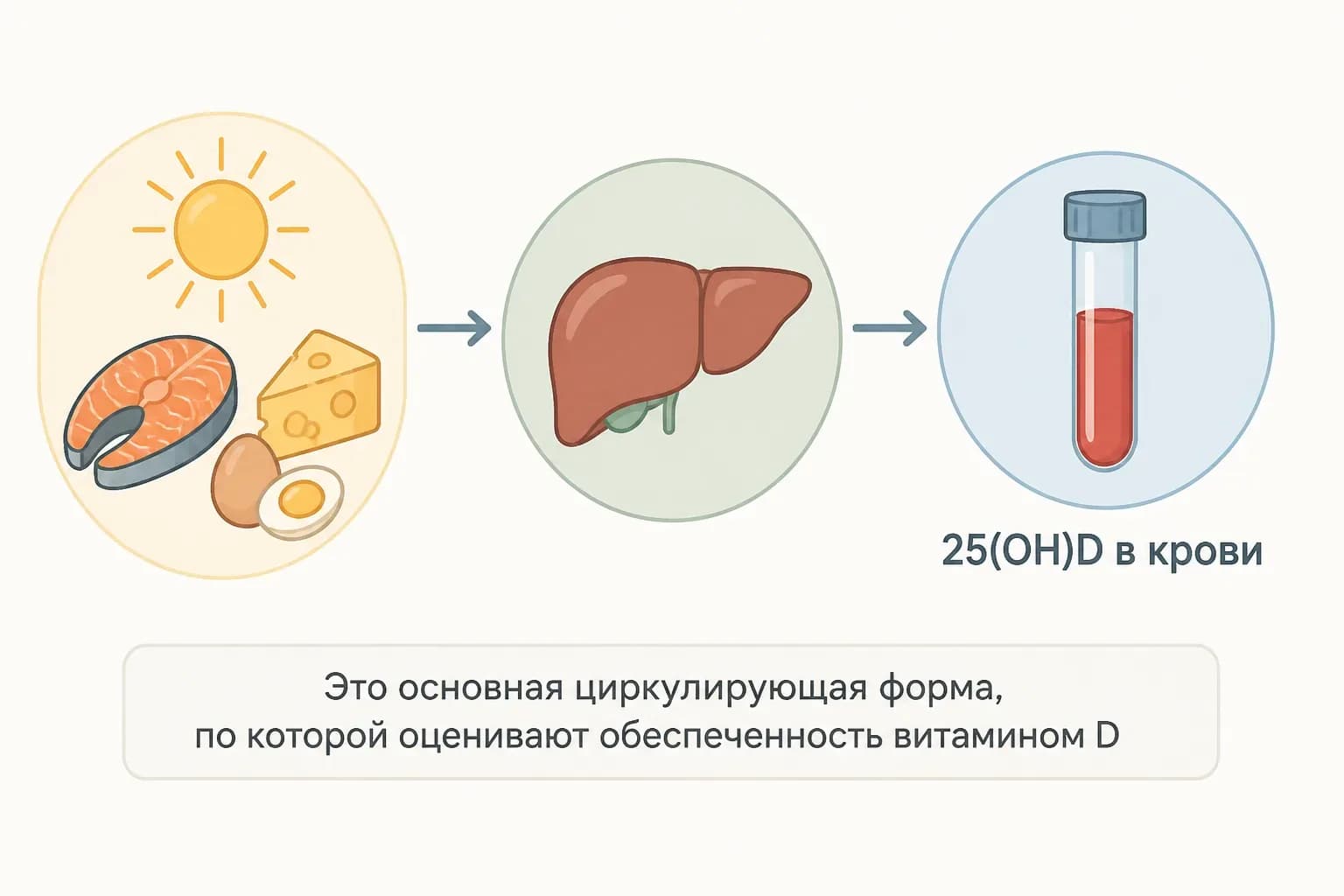 Почему в анализе определяют 25(OH)D